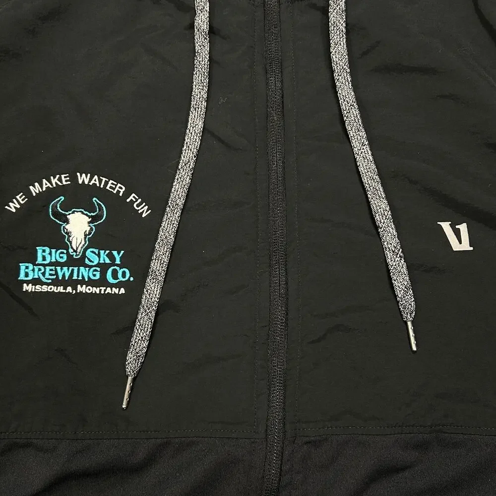 Vuori Sunday Element Jacket V215 performance lightweight hooded full zip mens XL